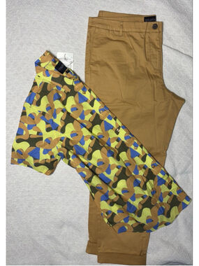 NWT Wildfang The Button Up Top Size 1X & Cuffed Essential Trouser Size 16
